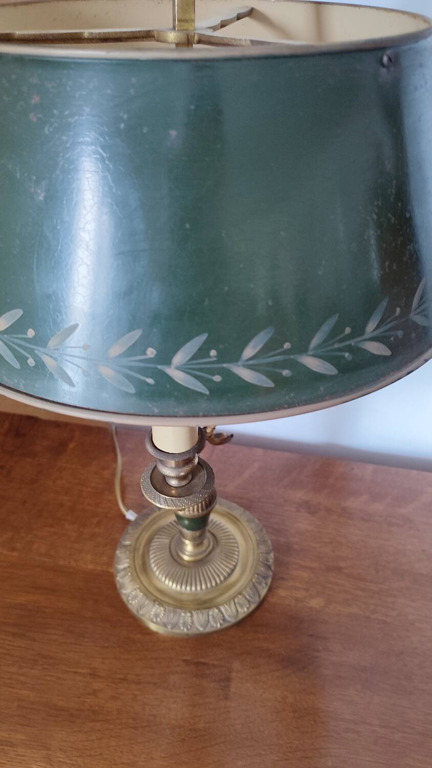 Empire style hot water bottle lamp