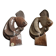 Set of two ceramic fish sculptures, 1960s