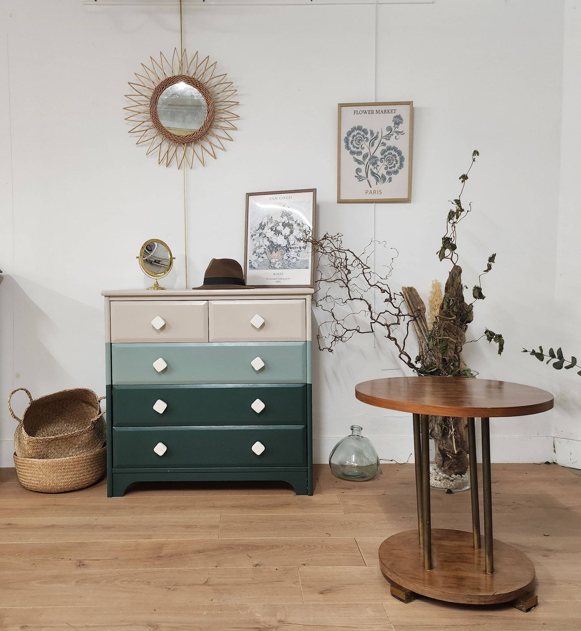 Spring commode 3 colours