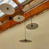 Set of 4 old pendant lamps