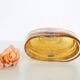 Beautiful mouth-blown bubble glass vase