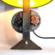 Pair of brutalist table lamps, 1970s