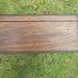 Wooden box, brass handle