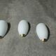 3 Vintage 90'S Ikea opaline wall lights (made in Italy)