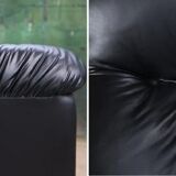 Post-modern upholstered sculptural armchair 1980