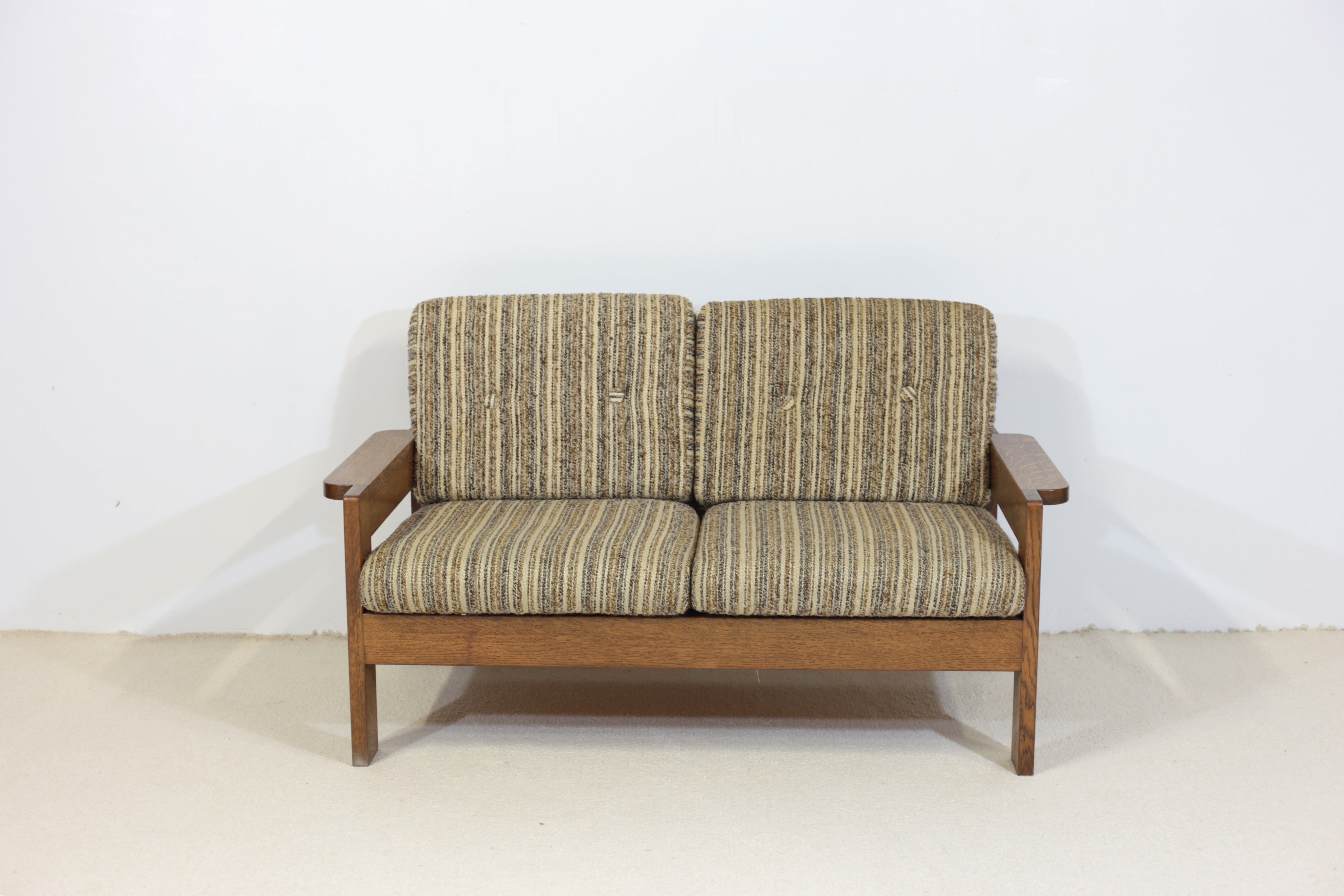 Danish brutalist sofa duo