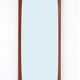 Big mid-century teak mirror / Asbjørn Møbler / Danish modern design / 1960s