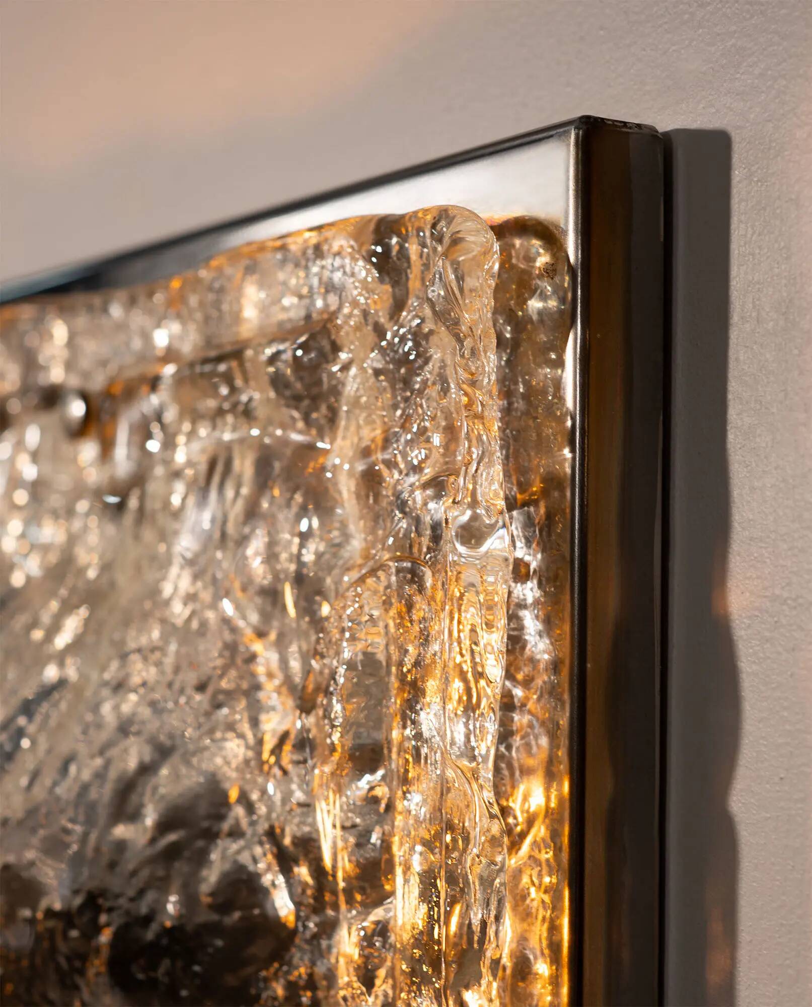 Applique en verre de Murano, années 1970