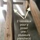 Antique workbench in light wood