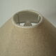 Lampe de table pied chromé et bois vintage