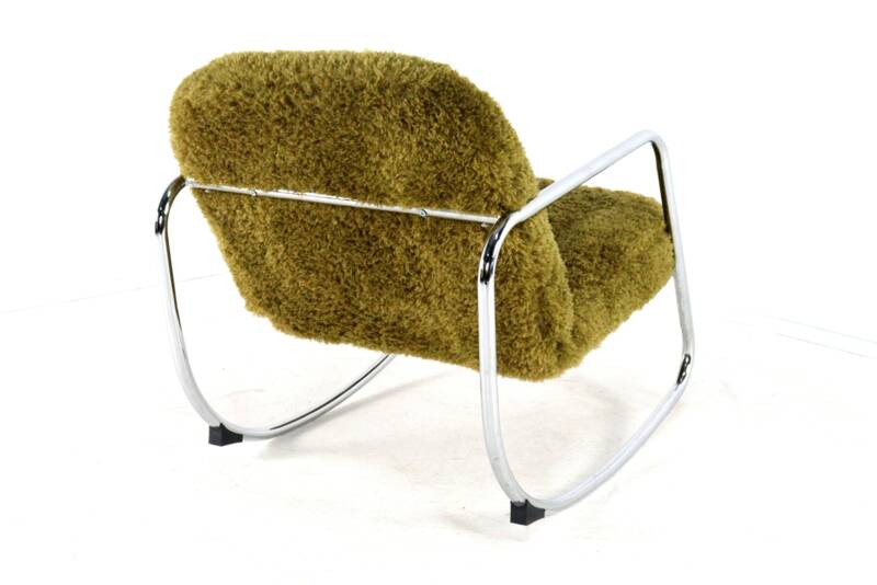 'Doodle' rocking chair - unique designer piece - unique upholstery