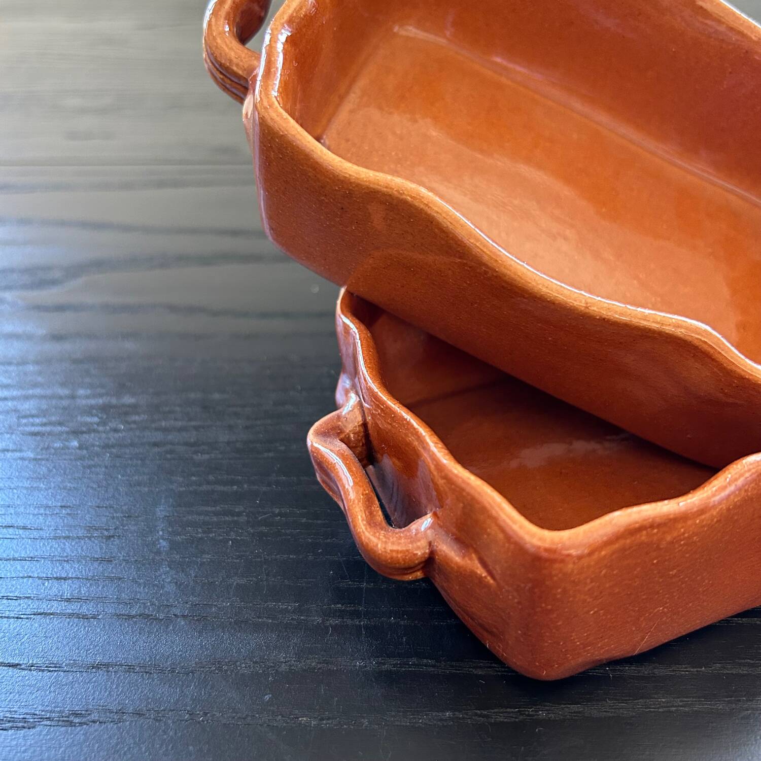 Pair of gratin dishes