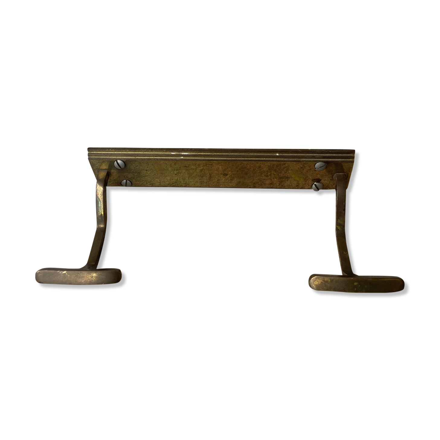 Double brass wall hook