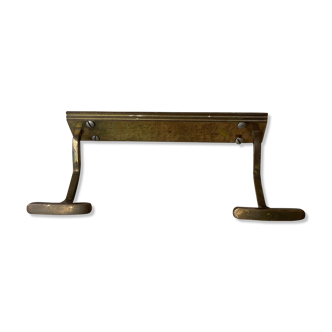 Double brass wall hook