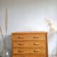 Vintage rattan chest of drawers circa 70s