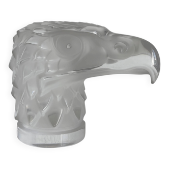 Lalique Eagle Head — Signed crystal from the 1980s