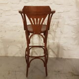 Baumann-style bar stool set with back