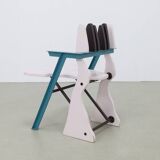 2x Postmodern Chair in Memphis Style, 1980s