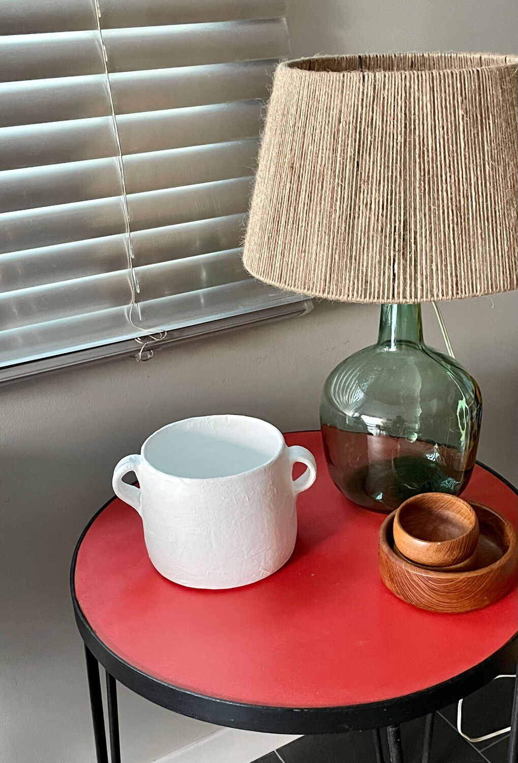 Paper mache vase or pot