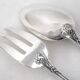 Ercuis Louis XV floral 5-piece service, ragout, fish, cake silver-plated metal