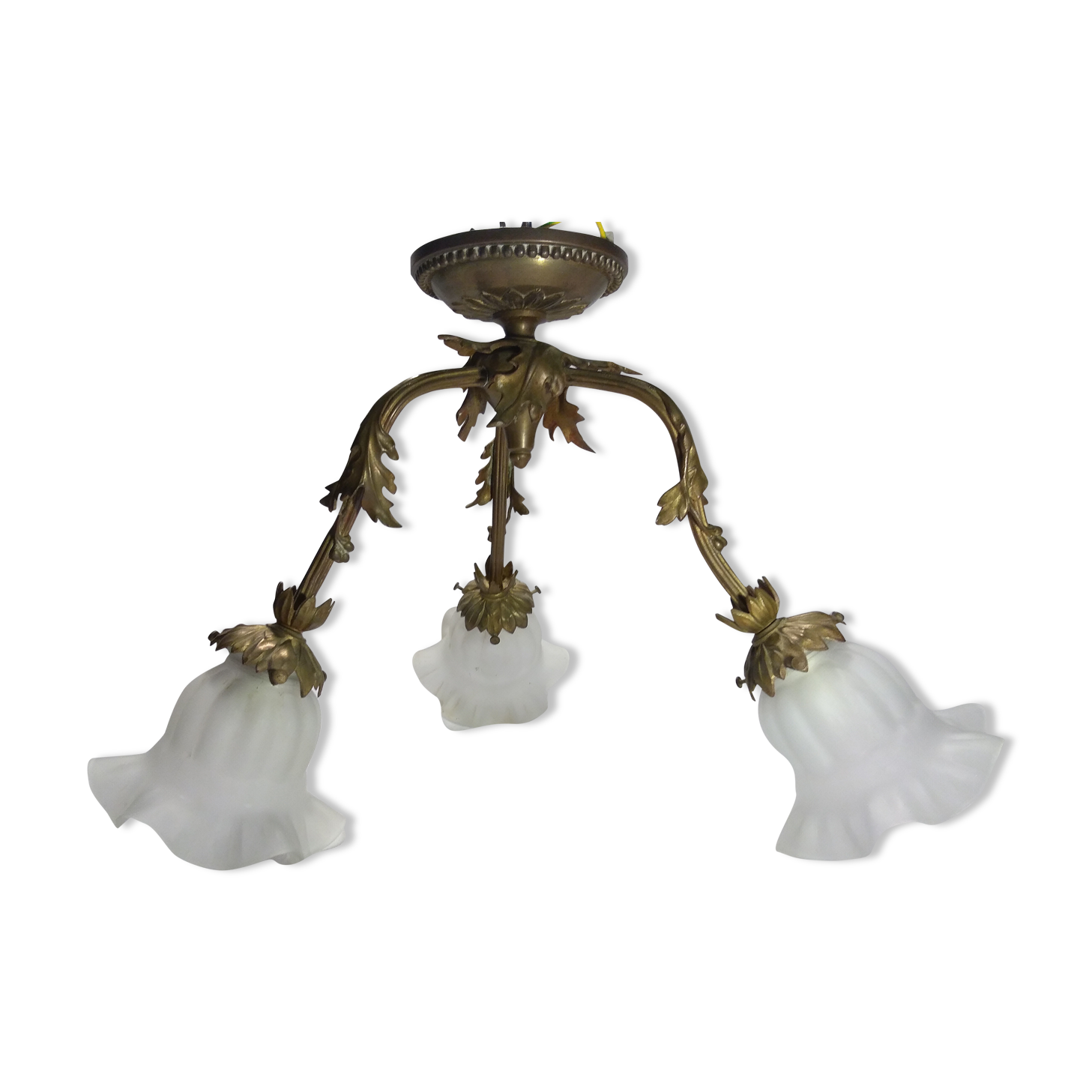 Old art nouveau chandelier