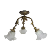 Lustre ancien, bronze doré