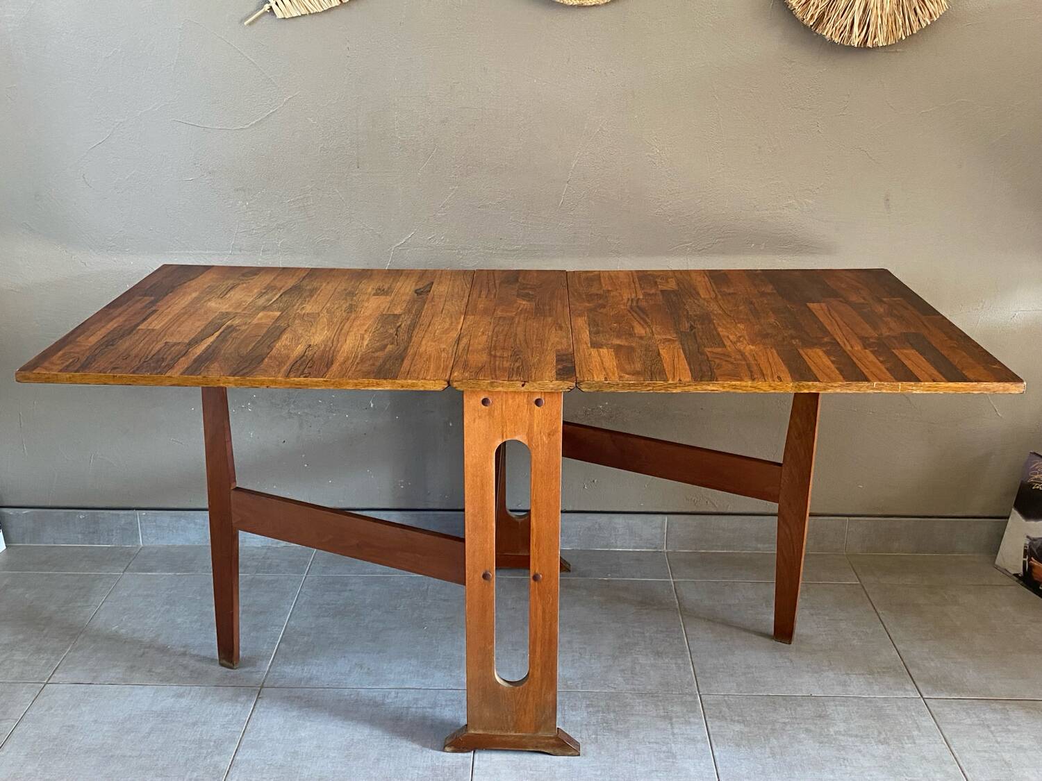 Vintage folding wooden table