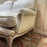 Salon canapé et paire de fauteuils de style Louis XV