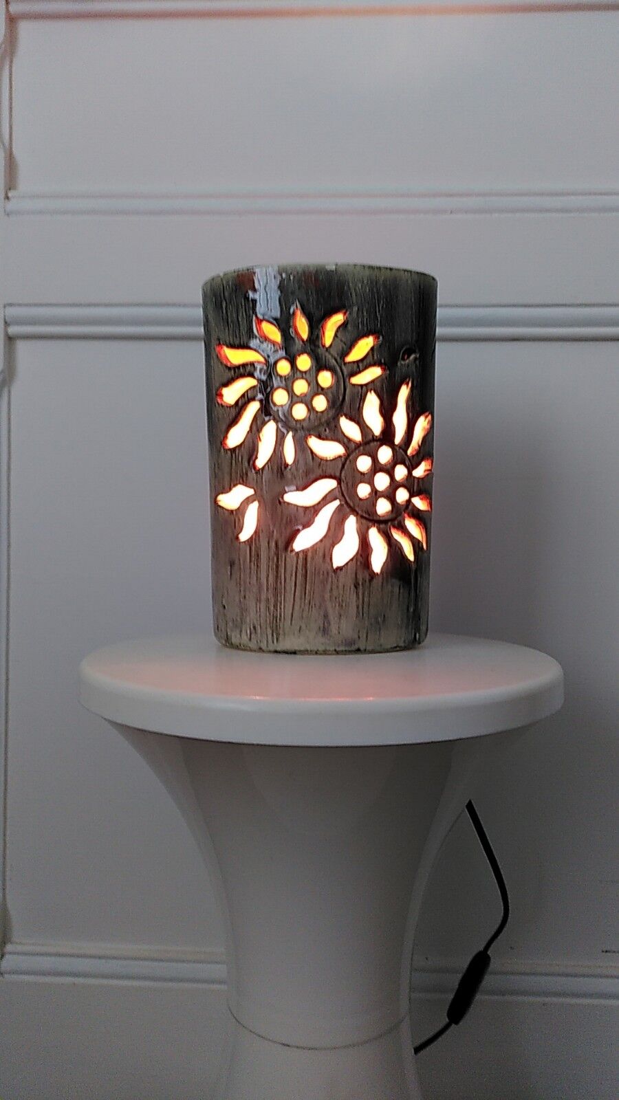 Vallauris ceramic lamp
