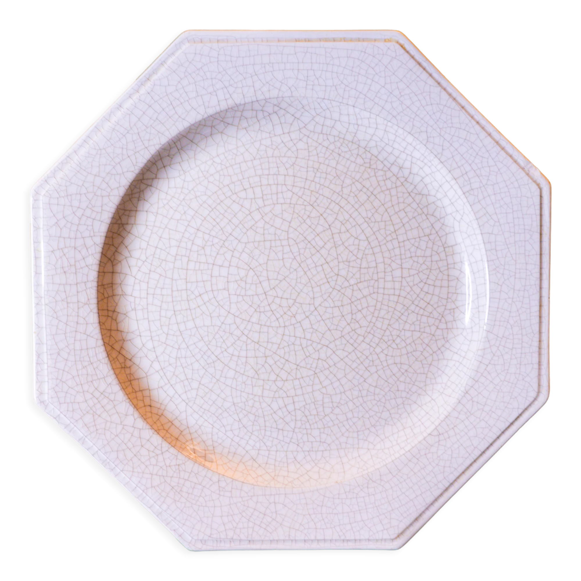 main course / Large serving plate in Charolles faience