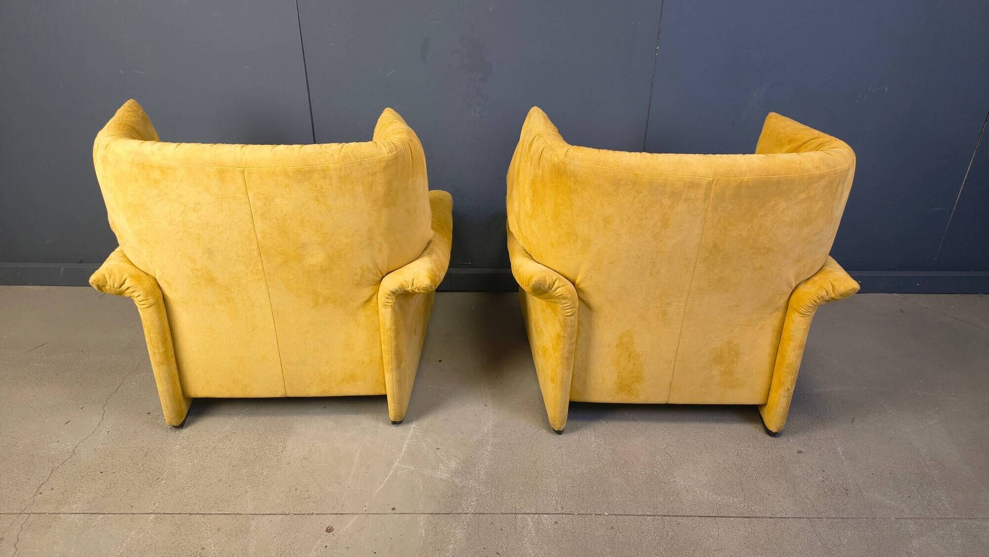 Porto Venere sofas by Vico Magistretti for Cassina, 1980s