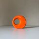 Vase céramique orange  vintage Annees 70