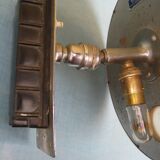 Vintage mirror grinding and illuminating