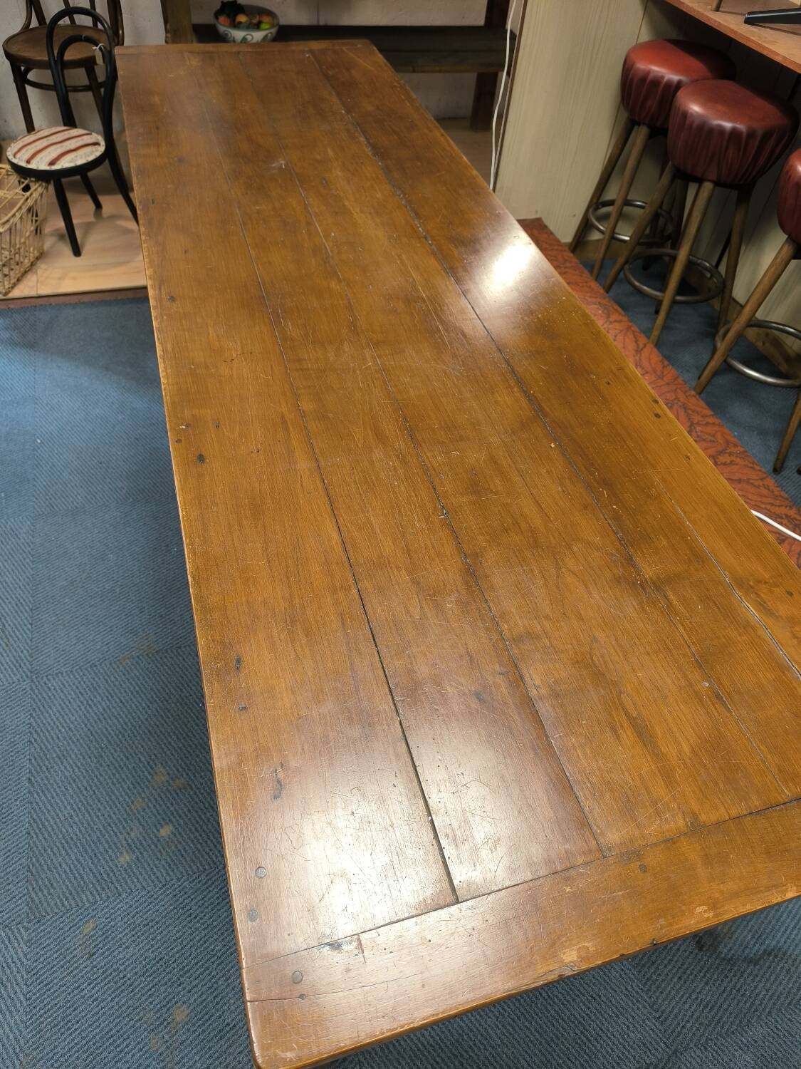 Large convent table circa 1900