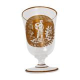 Crystal glass hunting theme