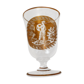 Verre en cristal thème chasse