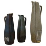 Mid-Century Modern Ensemble of 3 Ceramic Pieces Sweden 1950 Rörstrand Gunnar Nylund