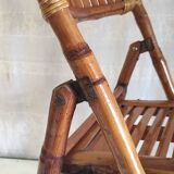 Folding bamboo chair for children