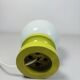 Lot of 2 Oval Table Lamps Wood Space Age Vintage 70s Italy