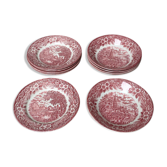 English plates Staffordshire