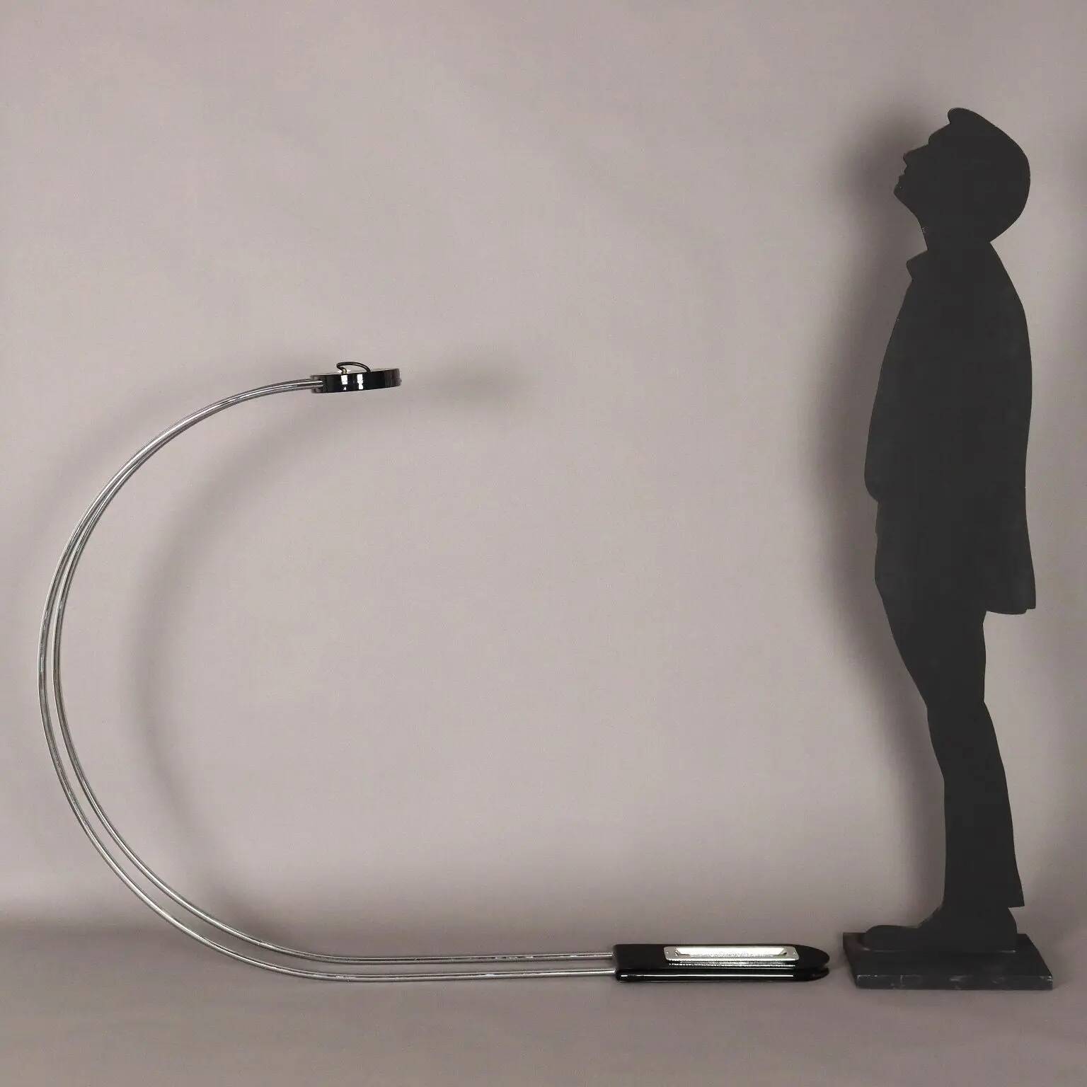 Skipper Gesto lamp, design by B. Gecchelin, vintage, metal, 1970s.
