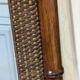 Bamboo rattan mirror