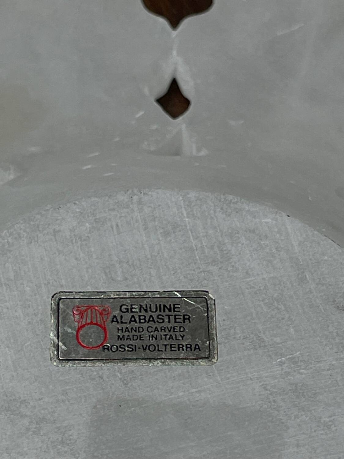 Handmade alabaster bowl