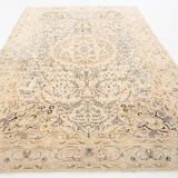 Tapis persan 8x12 Beige & Khaki 60s, 242x355Cm