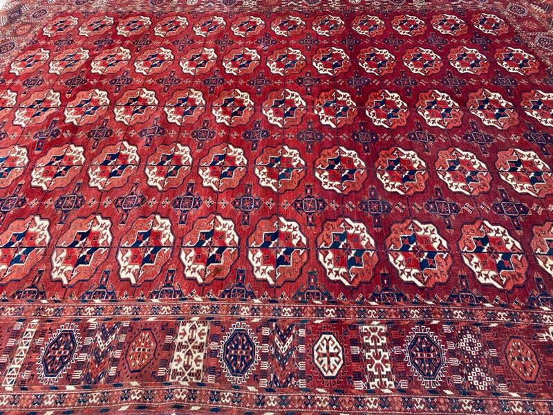 Ancient carpet Bukhara tekke 234x310