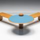 Memphis Geometric Coffee Table, Italy, 1980s