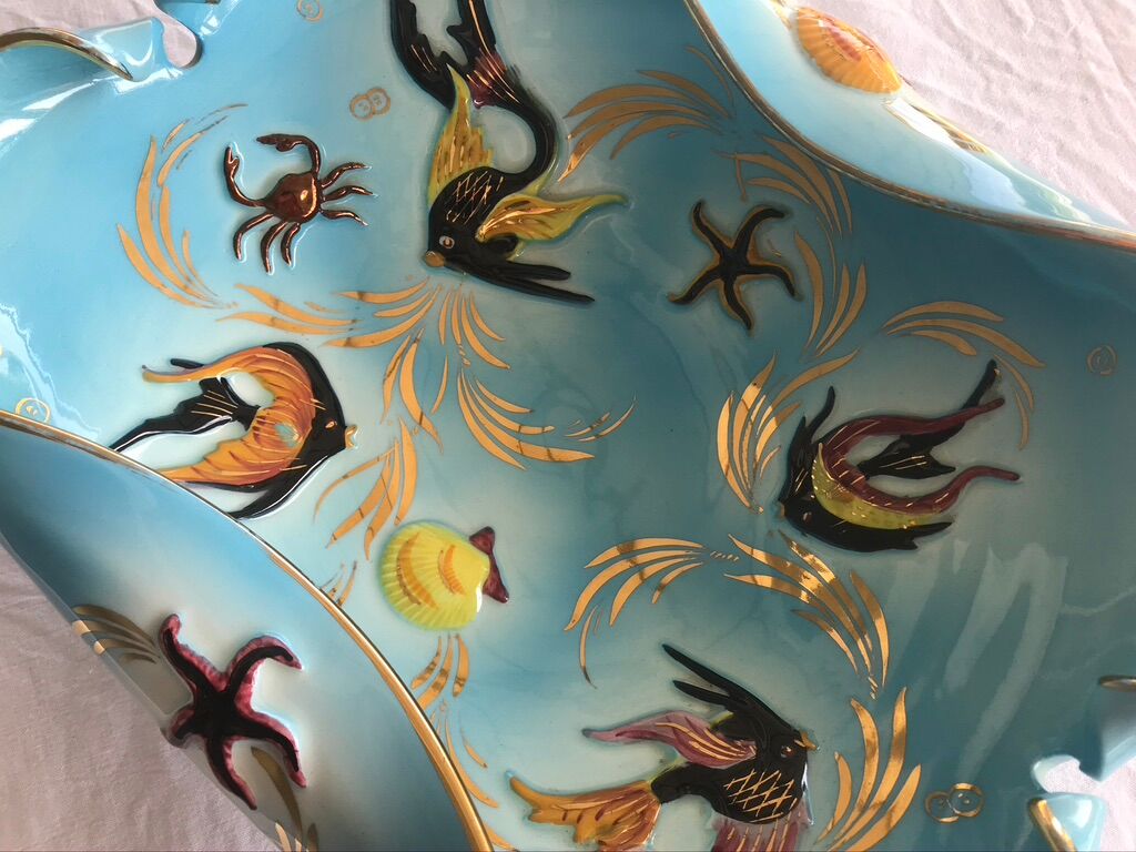 Empty cut ceramic pocket Monaco Cerazur 1950/60