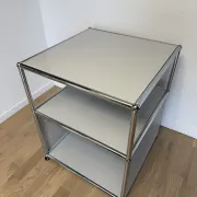 USM Haller side table in light grey