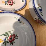 Magnificent antique Digoin & Sarreguemines dinnerware set – 25 pieces