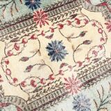 7x11 Rug For Living Room Red Green Bordered Vintage Area Rug, 215x335Cm